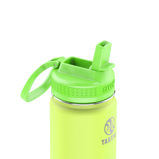 actives-kids-glow-in-the-dark-water-bottle-with-straw-lid-c8 51075-Actives-Kids-Straw-18-GID-LightningGreen-closeup.png