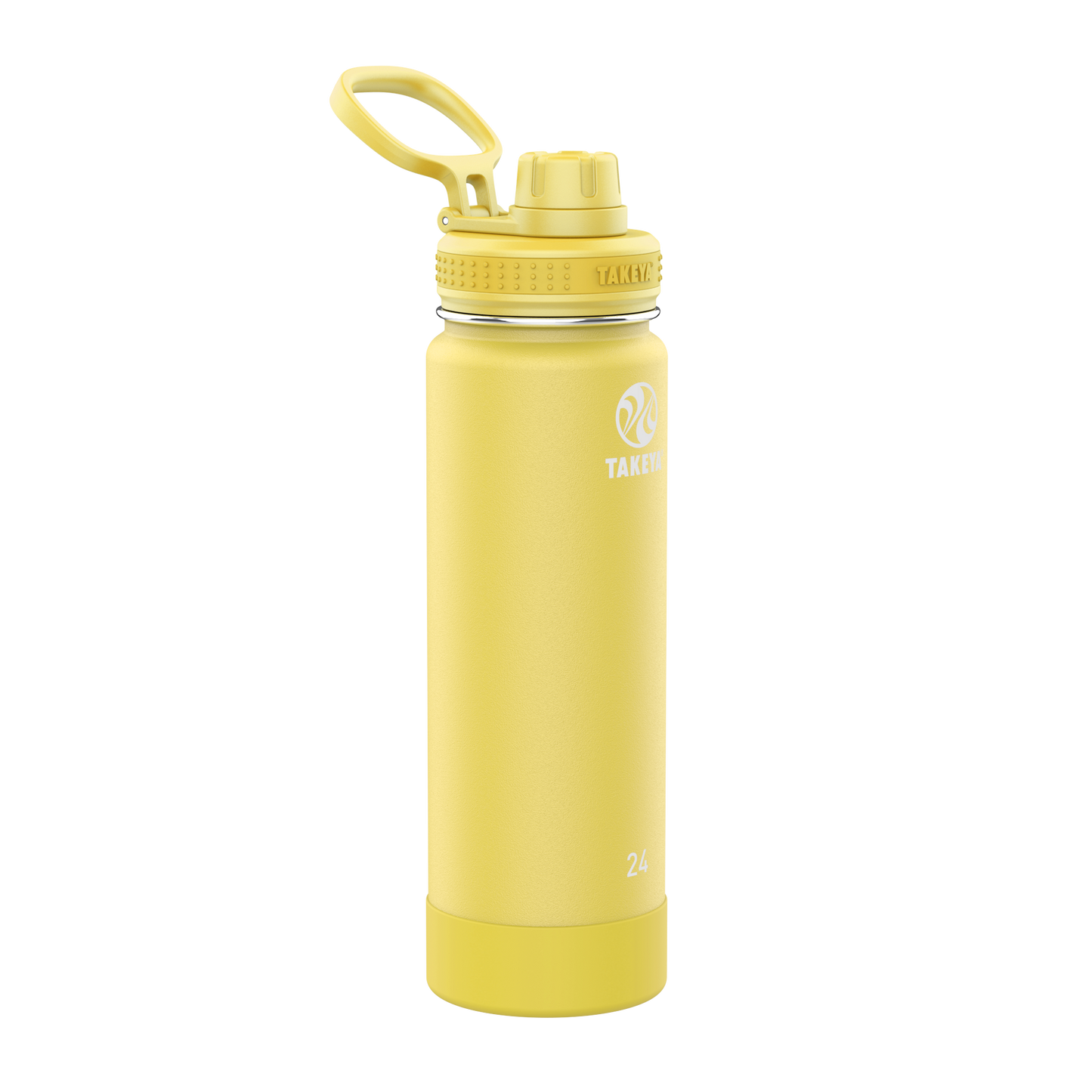 actives-water-bottle-with-spout-lid-o6 51187-Actives-Spout-24-Canary-angle.png