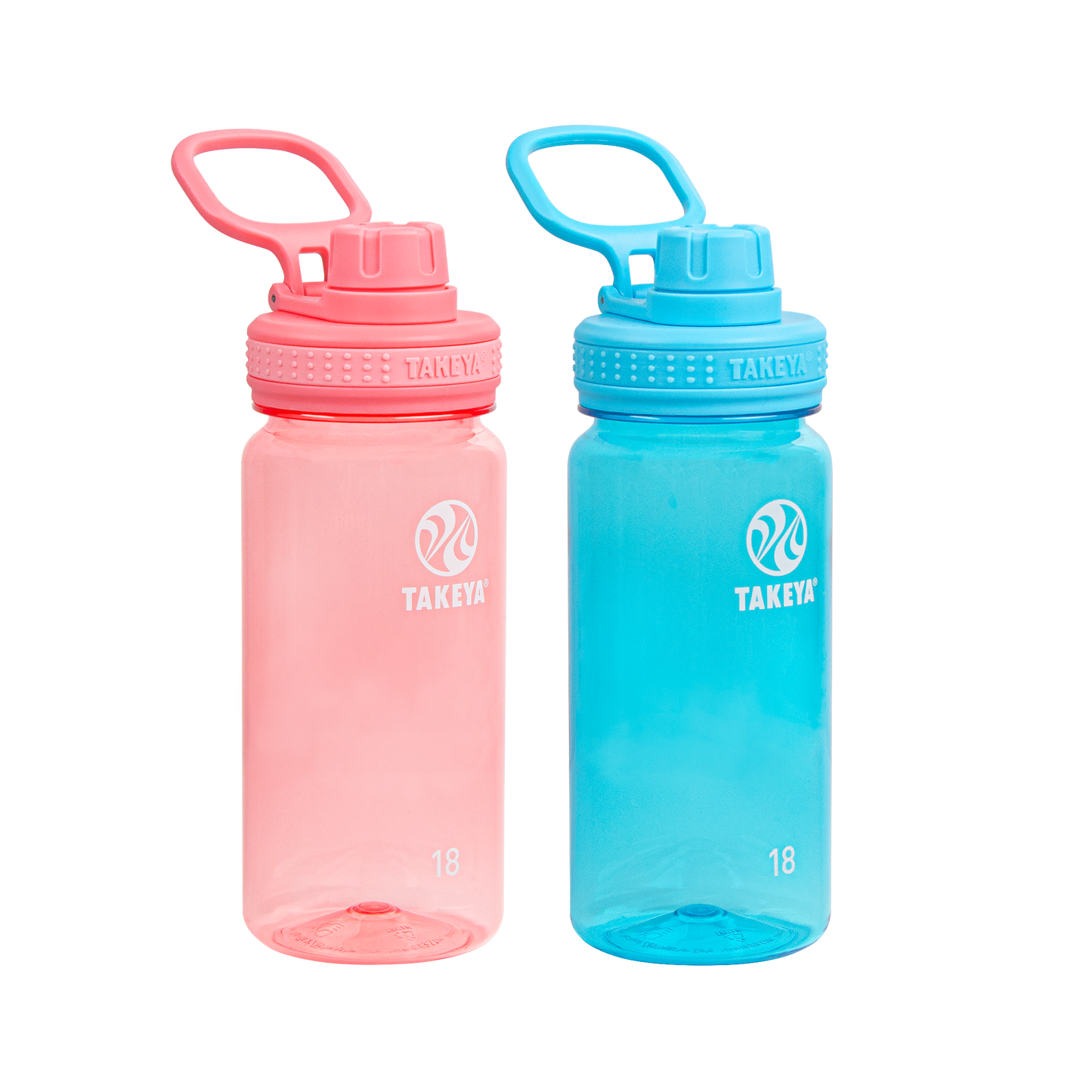 tritan-water-bottle-bundle-with-spout-lid-2-pack-s5 51475-Tritan-Spout-18-2pk-FlutterPink-BreezyBlue-Front_1.png