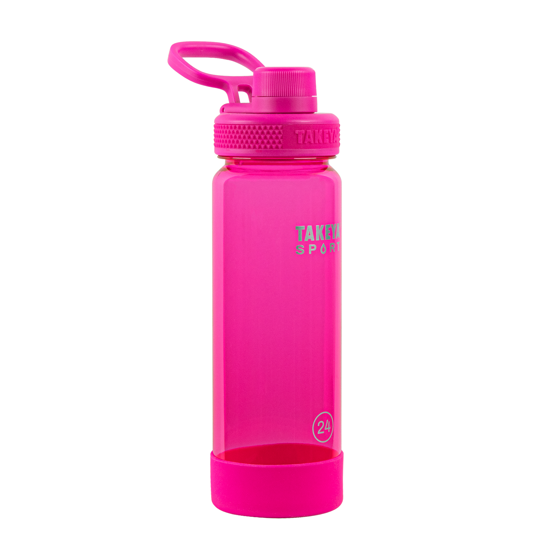tritan-sport-water-bottle-with-spout-lid-u0 51671-TKS-Tritan-Spout-24-PinkSweep-frontangle.png