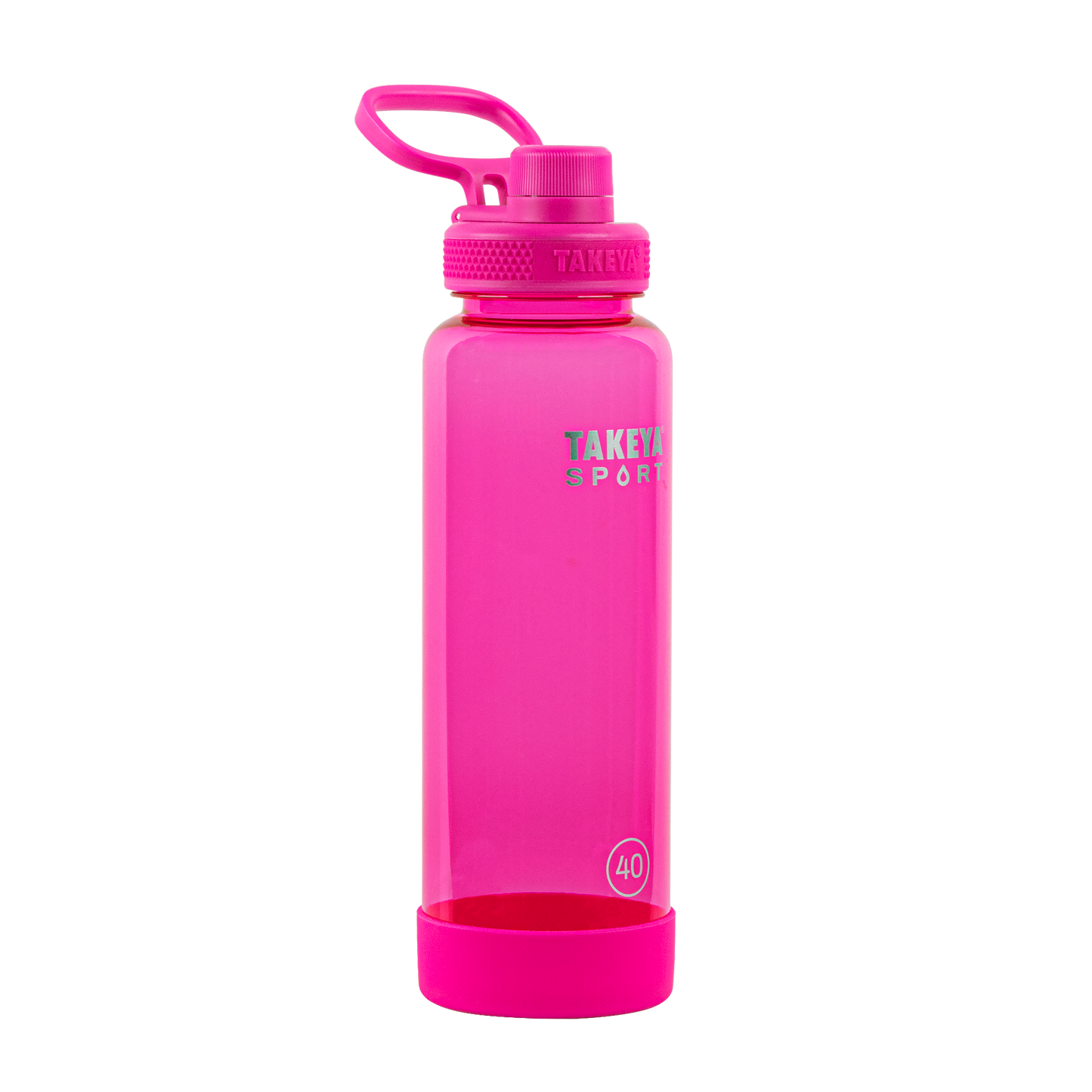 tritan-sport-water-bottle-with-spout-lid-u0 52030-TKS-Tritan-Spout-40-PinkSweep-frontangle.png