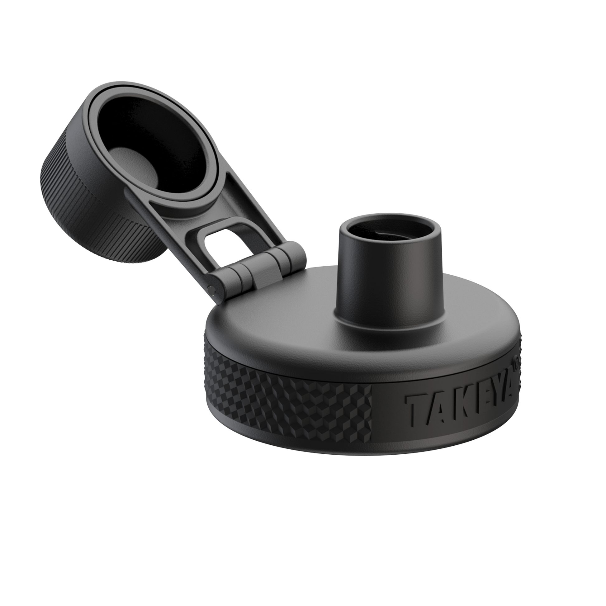sport-insulated-spout-lid-with-ice-blocker-no-handle-k8 96081-TKS-Spout2-NoHandle-GSBlack-lidopen.png