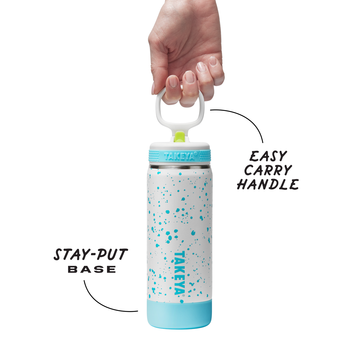 glow-in-the-dark-sport-kids-water-bottle-confetti-with-straw-lid-o4 TKS_SP25_CoreKidsGIDConfetti_StwBtl_CloudGlow_18oz_51368_v3_sRGB-Callout.png